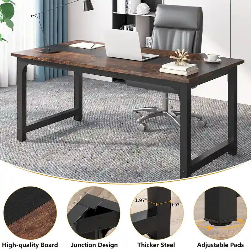 Small Conference Table, Meeting Table for 4-6 people - 63 L x 31.5 W x 29.13 H