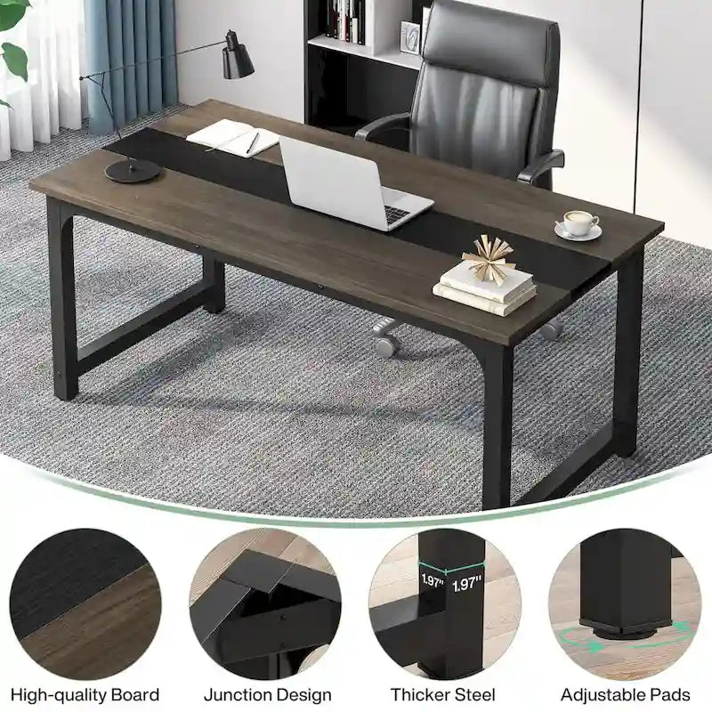 Small Conference Table, Meeting Table for 4-6 people - 63 L x 31.5 W x 29.13 H