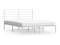 White Metal Bed Frame, 150 x 200 cm