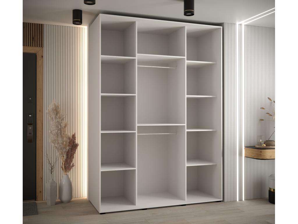 White Wardrobe, 170 x 60 x 235.2 cm