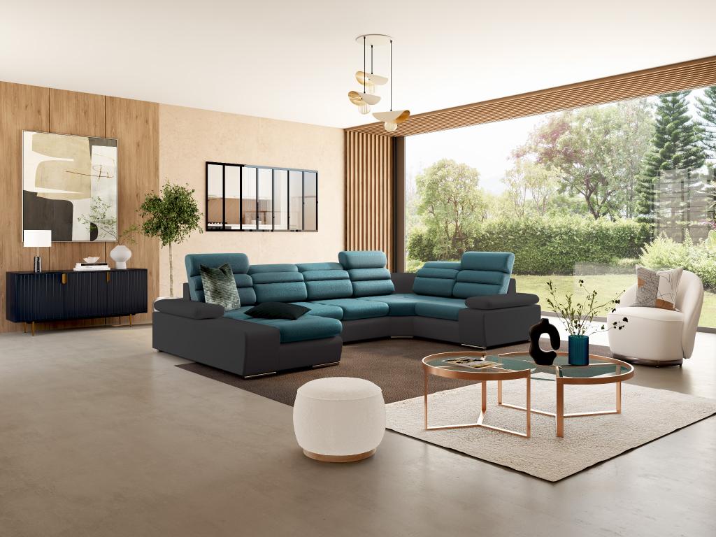 Anthracite Fabric Sofa Bed