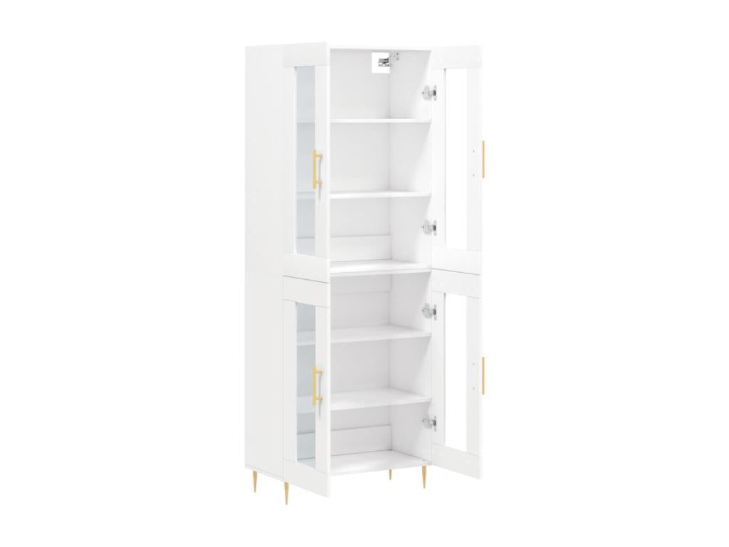 White Engineered Wood Sideboard, 69.5 x 34 x 180 cm - dlz1766580634212