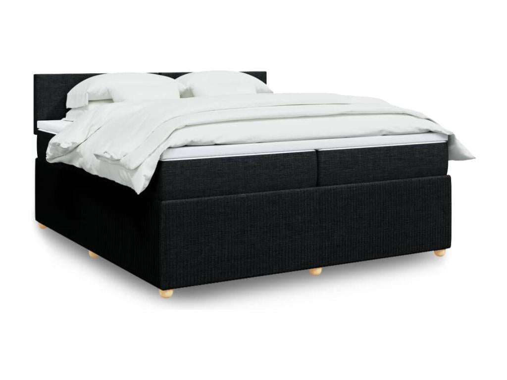 Black Fabric Mattress, 200 x 200 cm