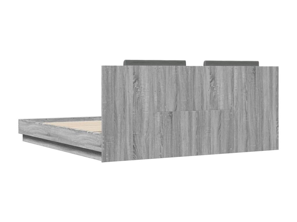 Gray Bed Frame, 180 x 200 cm