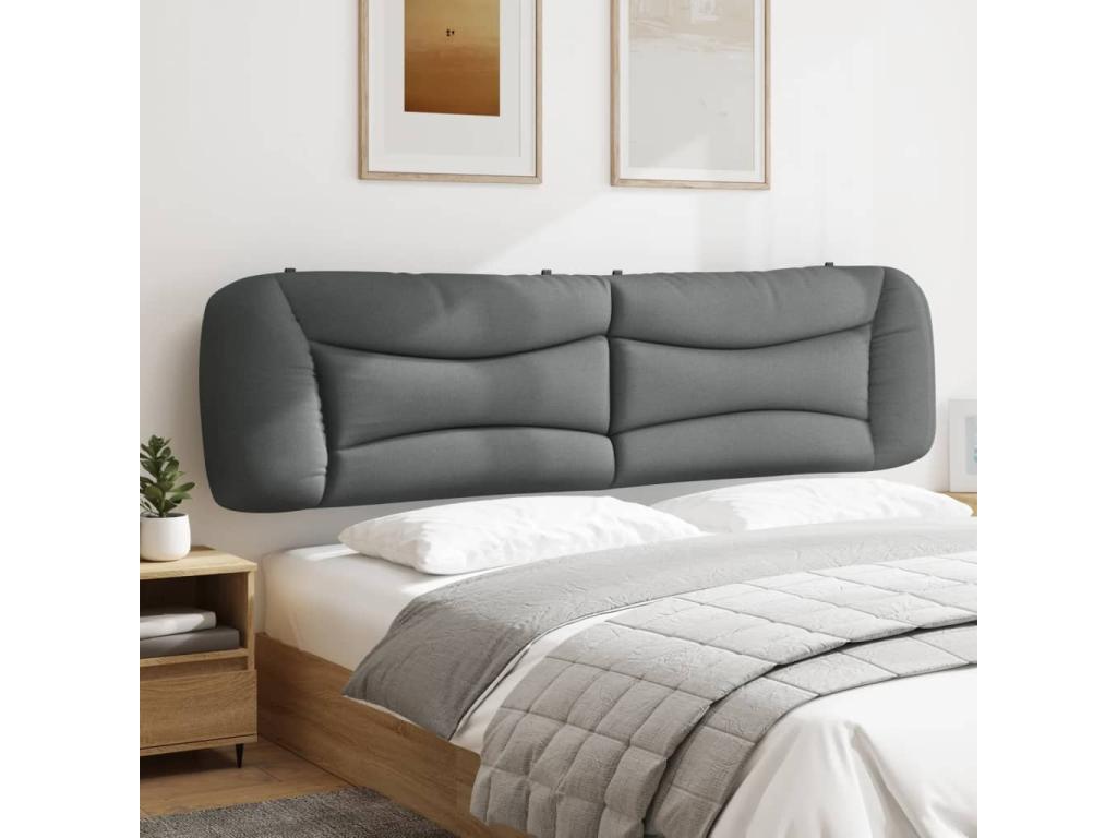 Gray Fabric Bed