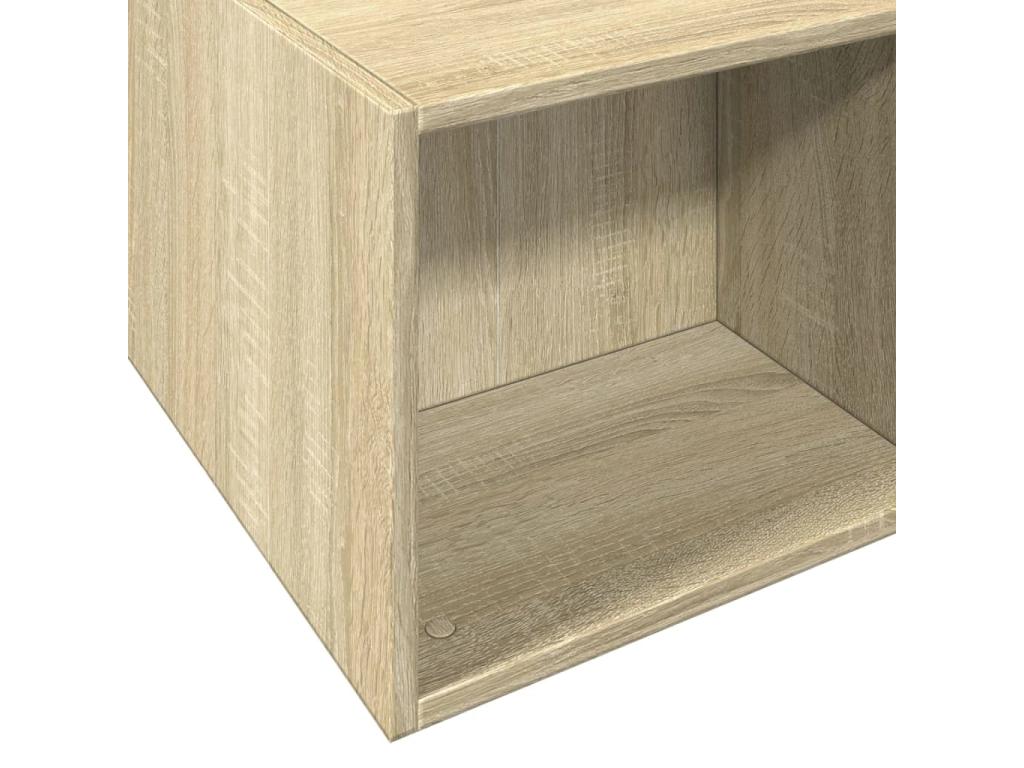 Brown Engineered Wood Bed Frame, 120 x 200 cm