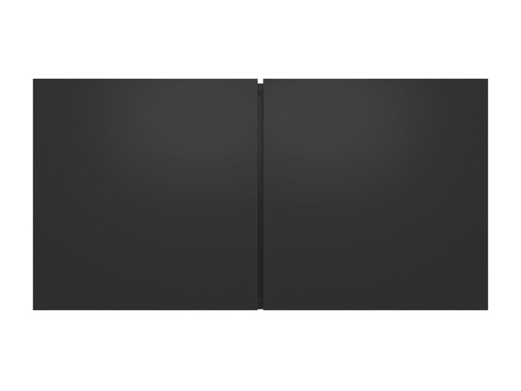 Black Engineered Wood Home Furniture