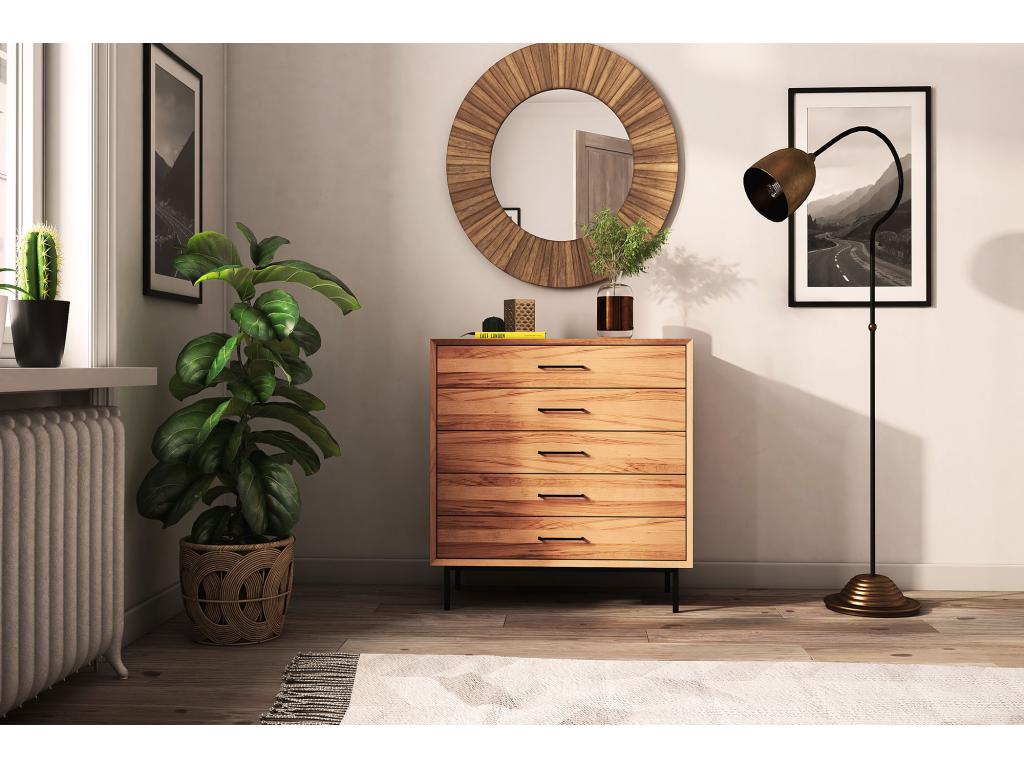 Natural Solid Wood Dresser
