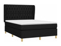 Black Fabric Mattress, 140 x 190 cm