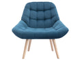 Blue Velvet Accent Chair