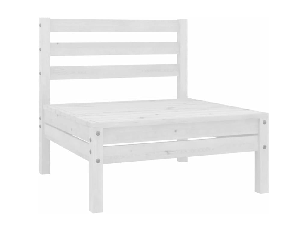 White Pine Wood Outdoor Furniture Set
