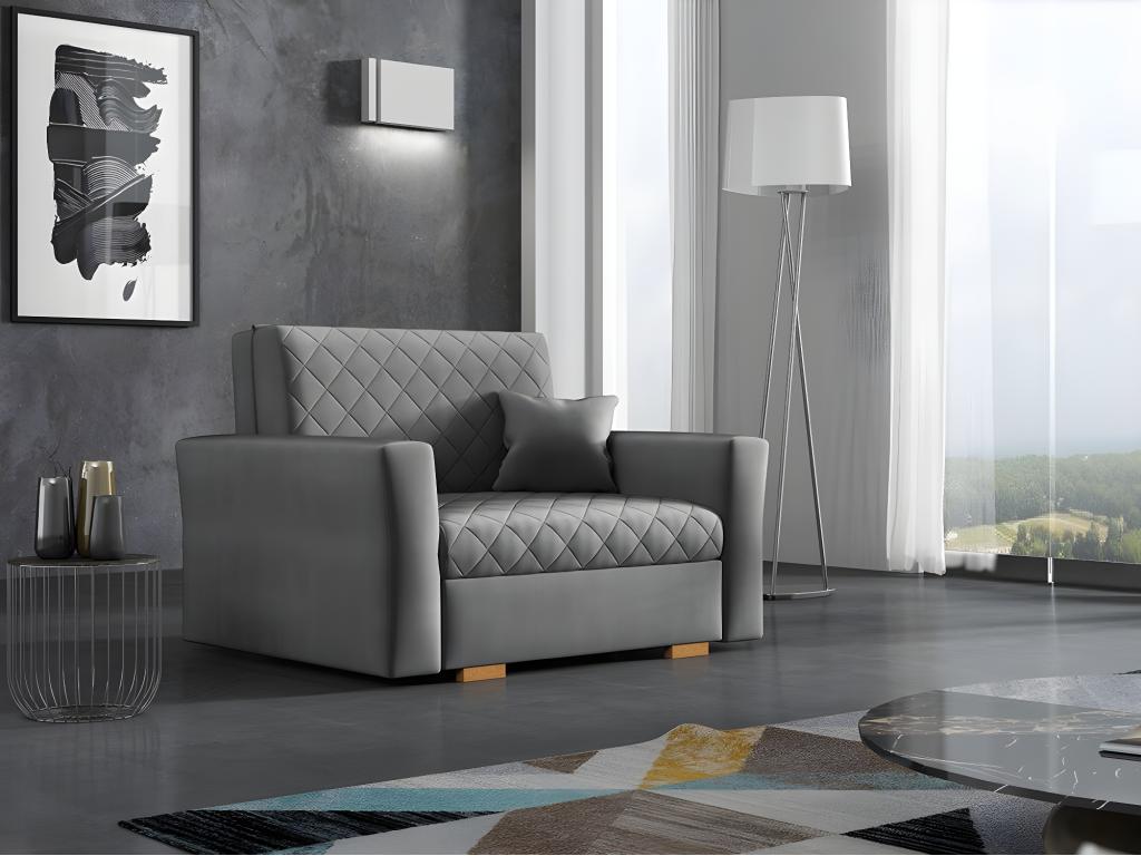 Gray Accent Chair, 85 x 115 x 98 cm