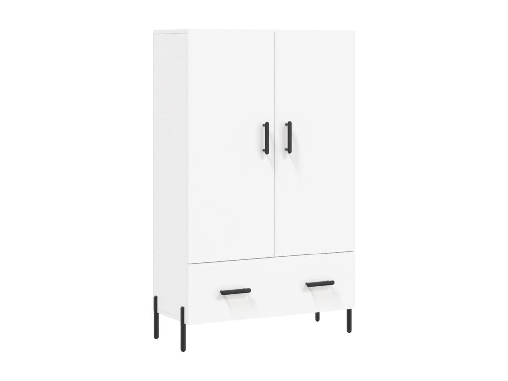 White Engineered Wood Sideboard, 69.5 x 31 x 115 cm