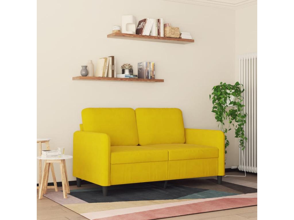 Yellow Velvet Sofa