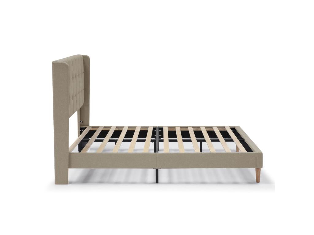 Beige Bed Frame, 150 x 190 cm