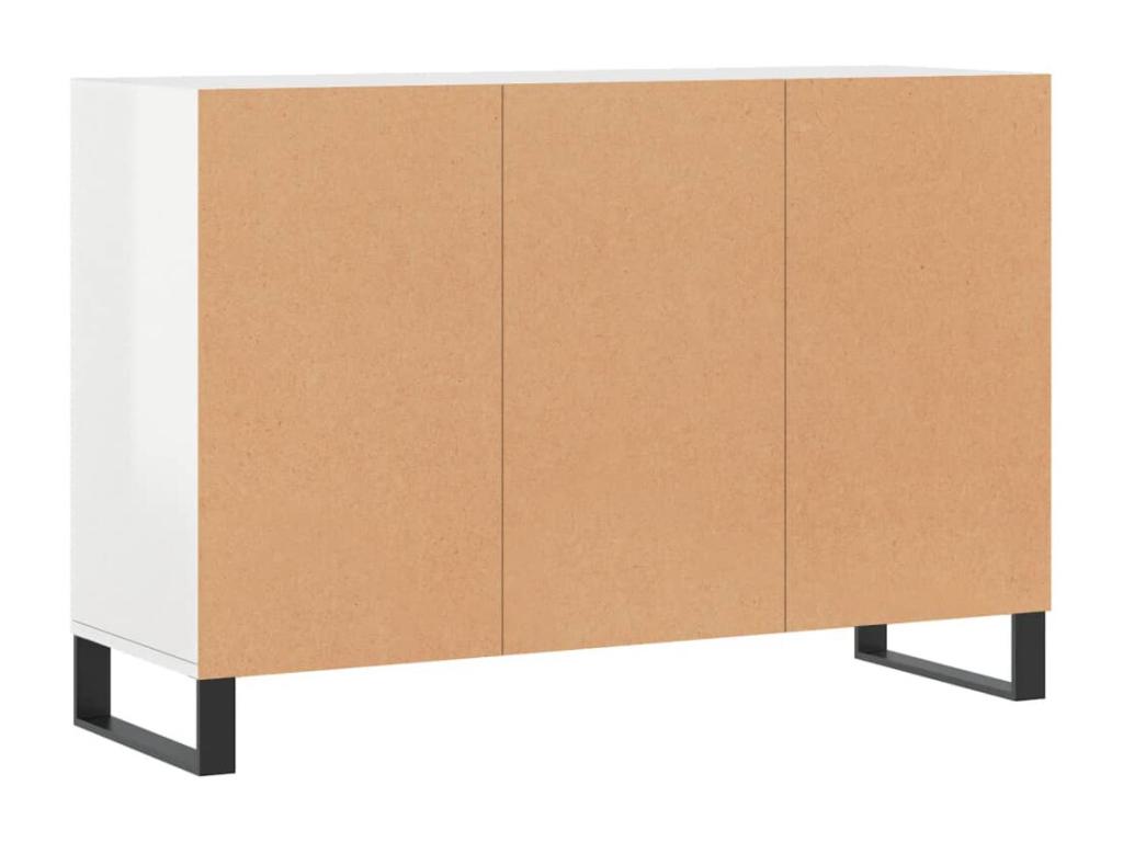 White Engineered Wood Sideboard, 103.5 x 35 x 70 cm