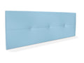 Blue Faux Leather Bed, 150 x 50 cm
