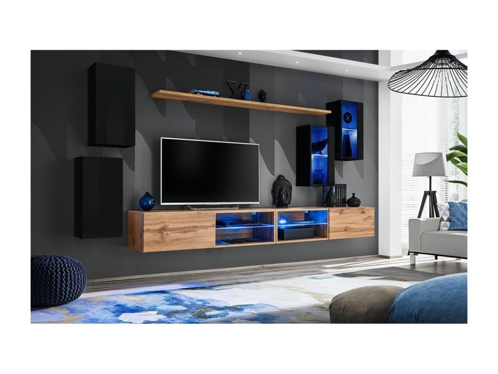 Black TV Stand