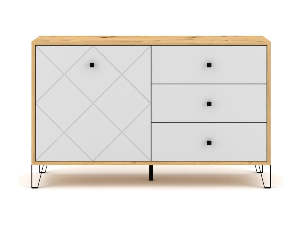Beige Sideboard, 123 x 40 x 75 cm
