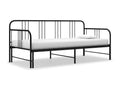 Black Metal Bed, 90 x 200 cm