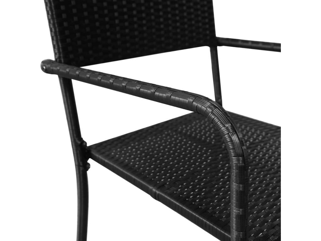 Black Woven Resin Wicker Home Furniture - dlz1766580983641