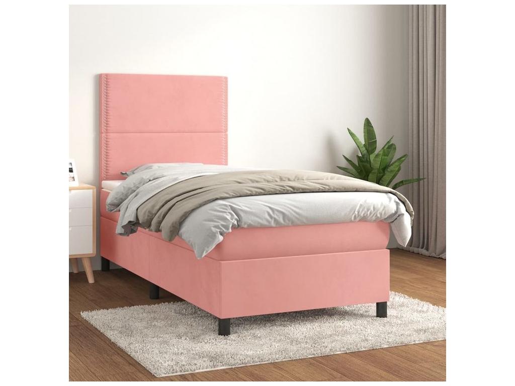 White Velvet Mattress, 100 x 200 cm