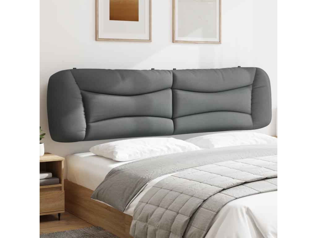 Gray Fabric Bed