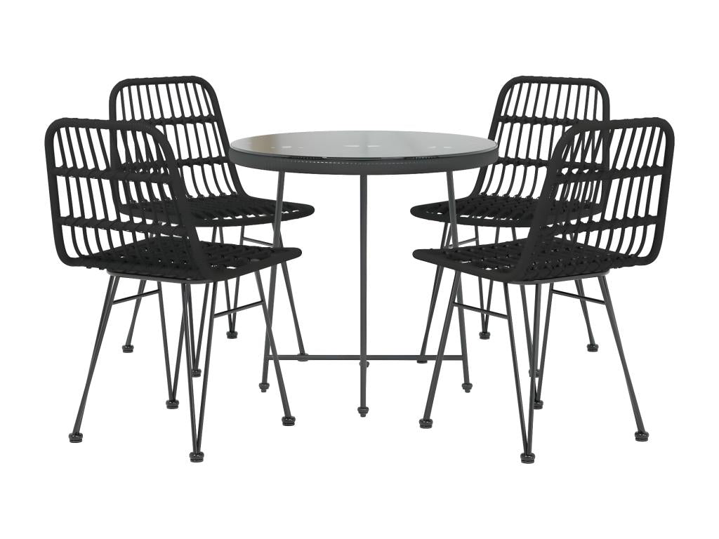 Black Woven Resin Wicker Home Furniture - dlz1766580999491