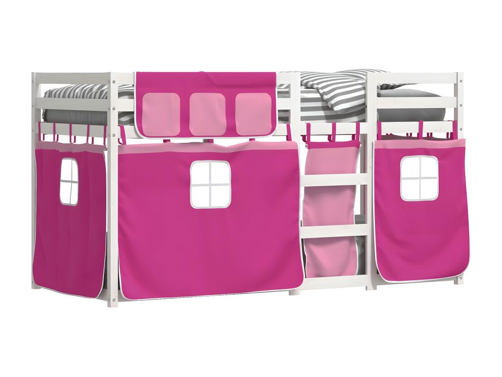 Pine Wood Bed, 80 x 200 cm