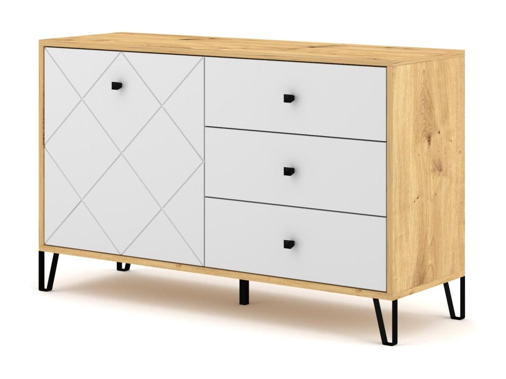 Beige Sideboard, 123 x 40 x 75 cm