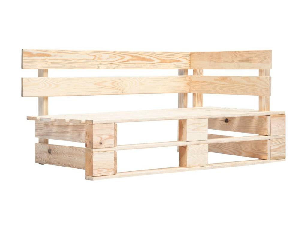 Natural Pine Wood Sofa