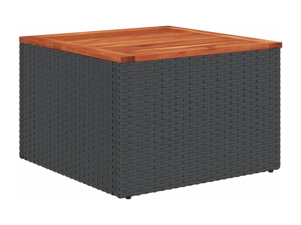 Black Woven Resin Wicker Outdoor Furniture Set - dlz1766580525102