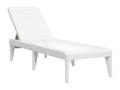 White Chaise Lounge, 186 x 60 x 29 cm