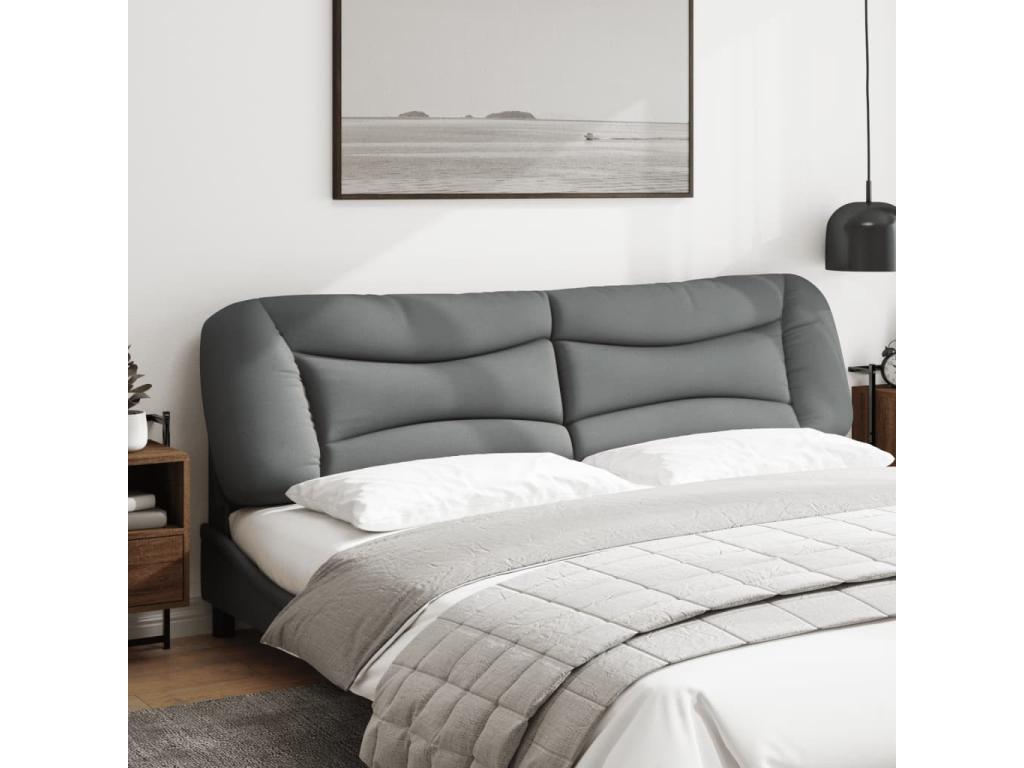 Gray Fabric Bed