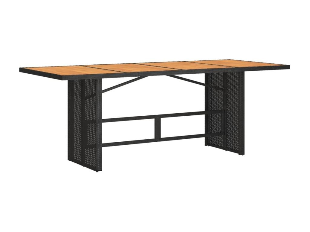 Black Woven Resin Wicker Home Furniture