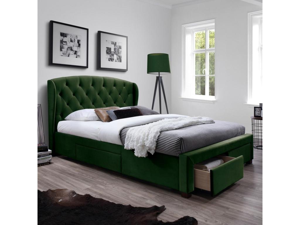 Gray Fabric Bed - dlz1766580407829