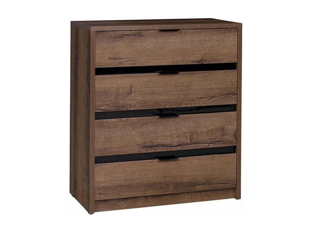 Brown Oak Wood Dresser
