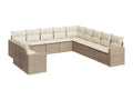 Beige Woven Resin Wicker Outdoor Furniture Set - dlz1766580927926