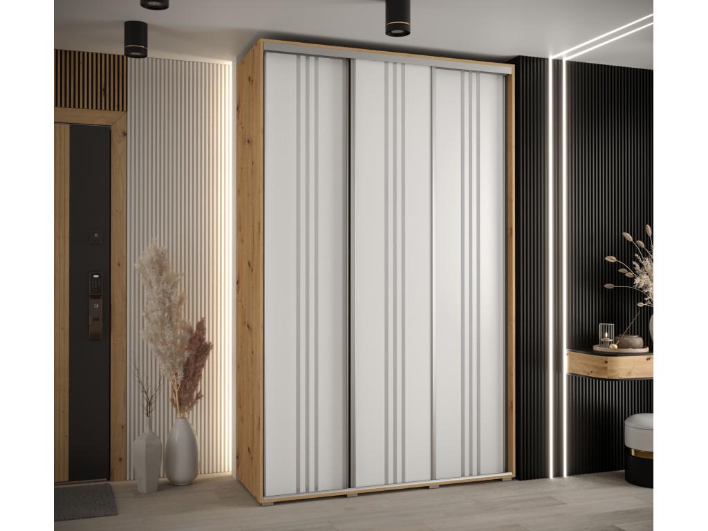 White Wardrobe, 150 x 45 x 235.2 cm