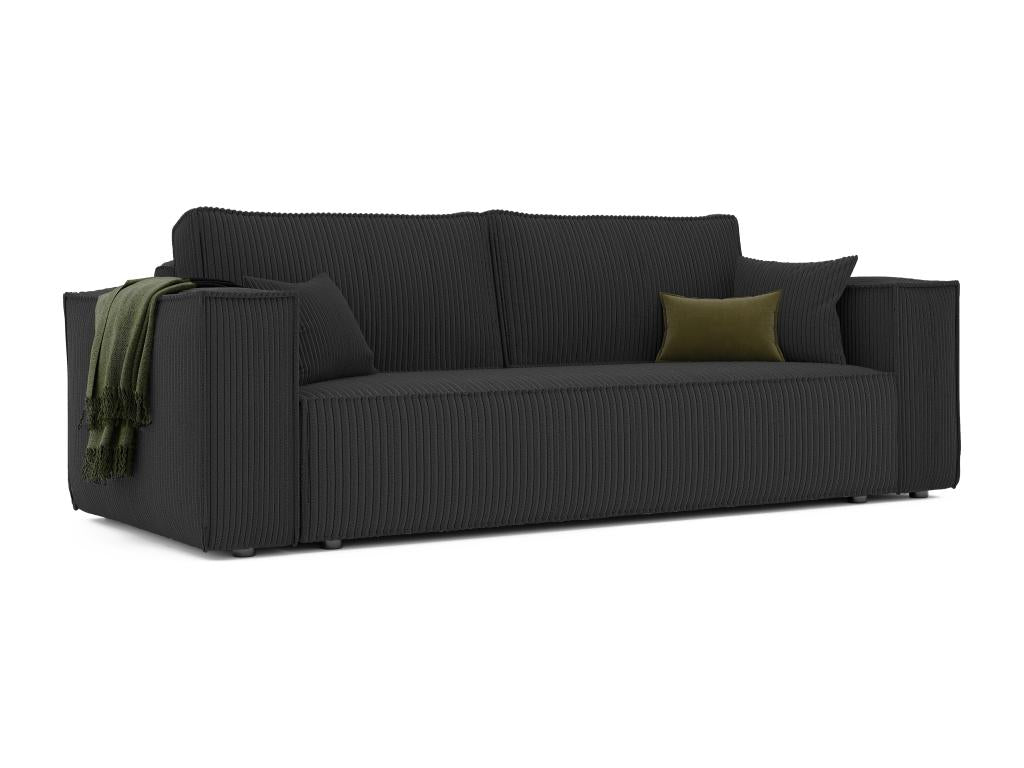 Black Fabric Sofa Bed - dlz1766581086895