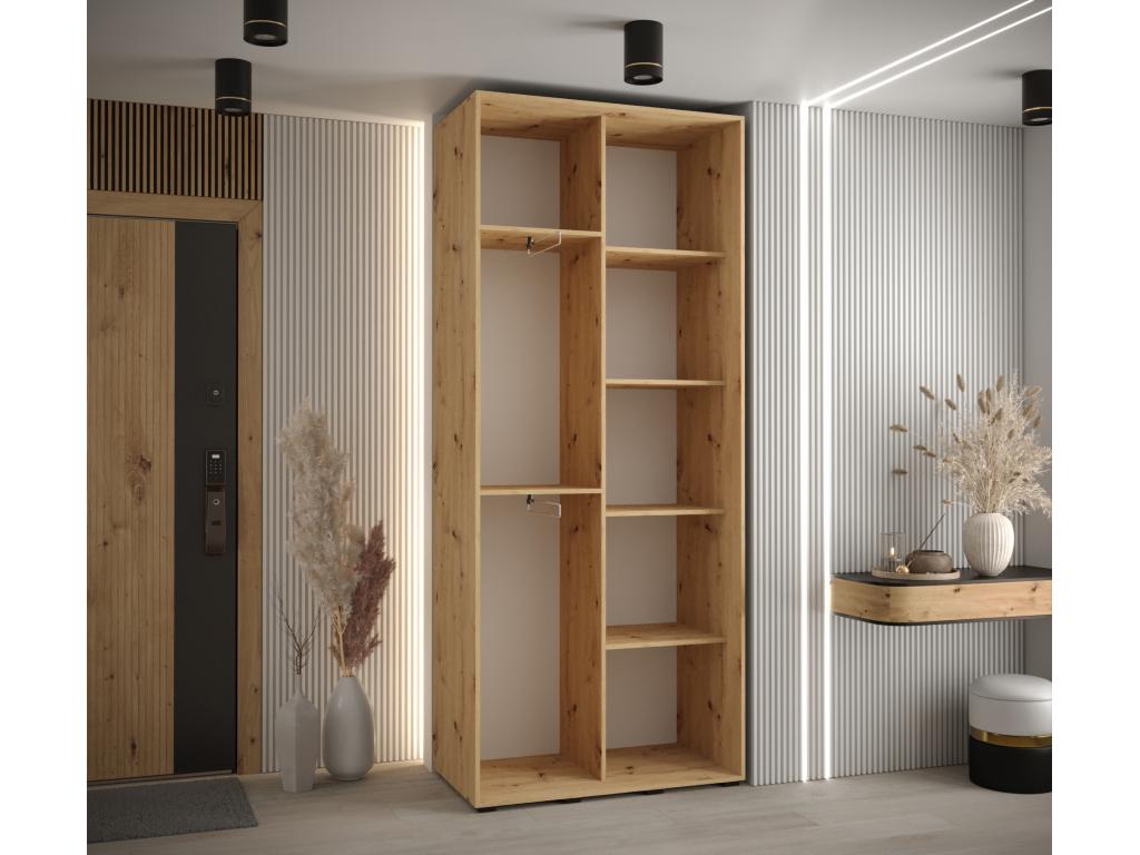 Black Wardrobe, 100 x 45 x 235.2 cm