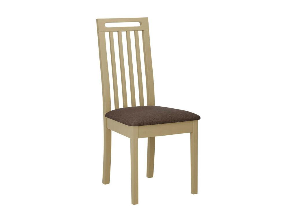 Brown Oak Wood Chair, 96 x 45 x 41 cm