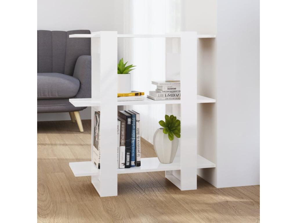 White Bookcase, 80 x 30 x 87 cm
