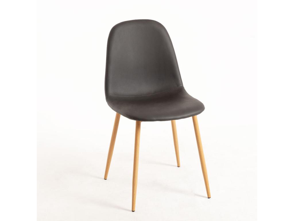 Gray Leather Chair